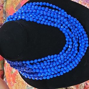 Blue multi layer necklace 💙